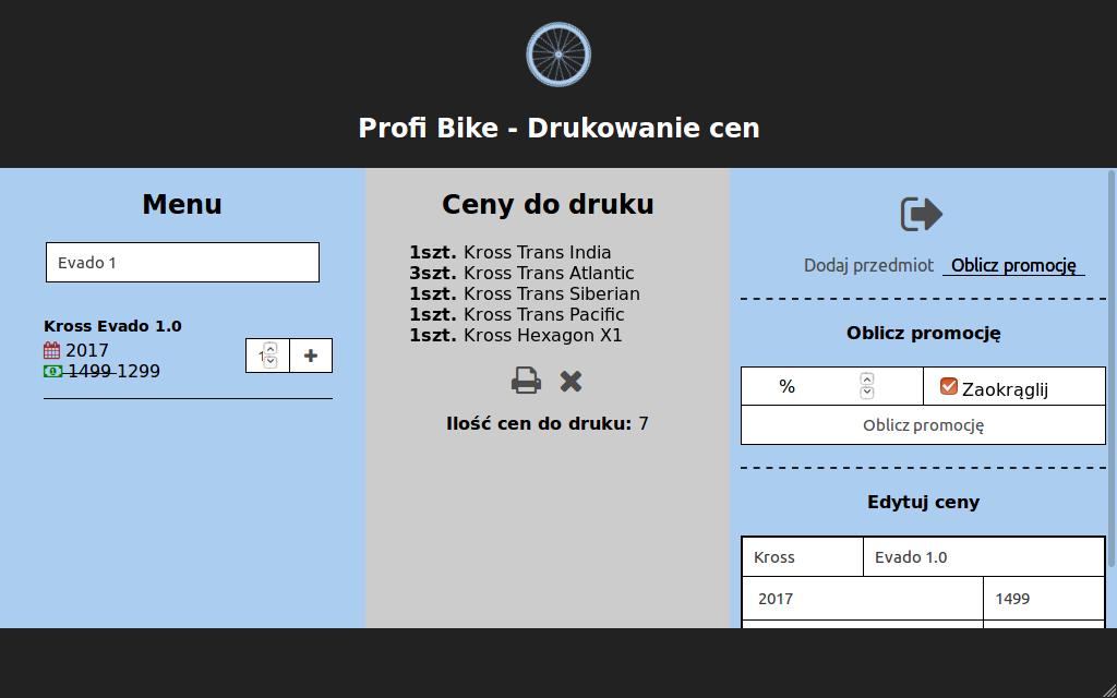 Pricetag generator - discount calculating